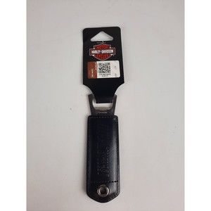 Harley-Davidson H-D  Motorcycles Leather Bottle Opener Key Fob Keychain New